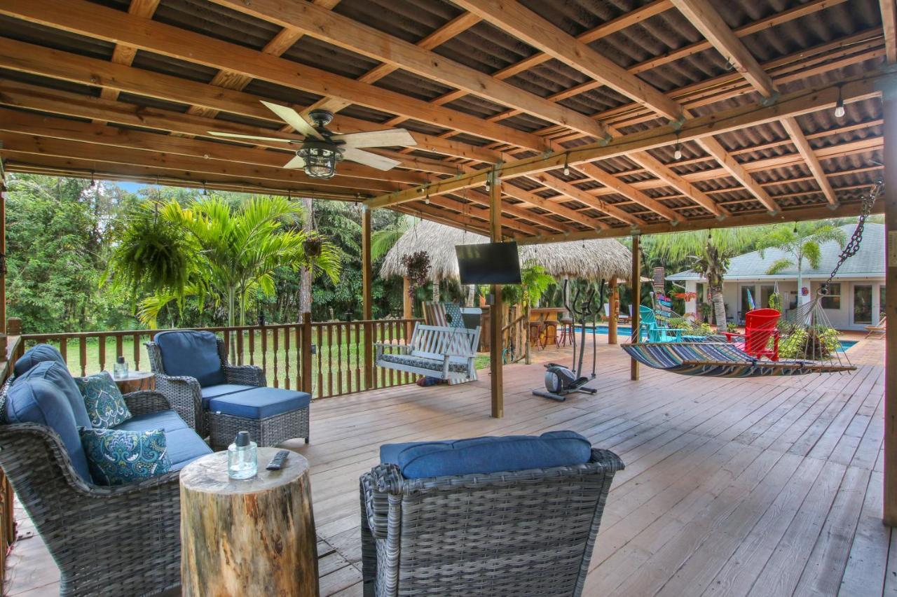 Private Tropical Paradise Guesthouse! Loxahatchee Exteriör bild